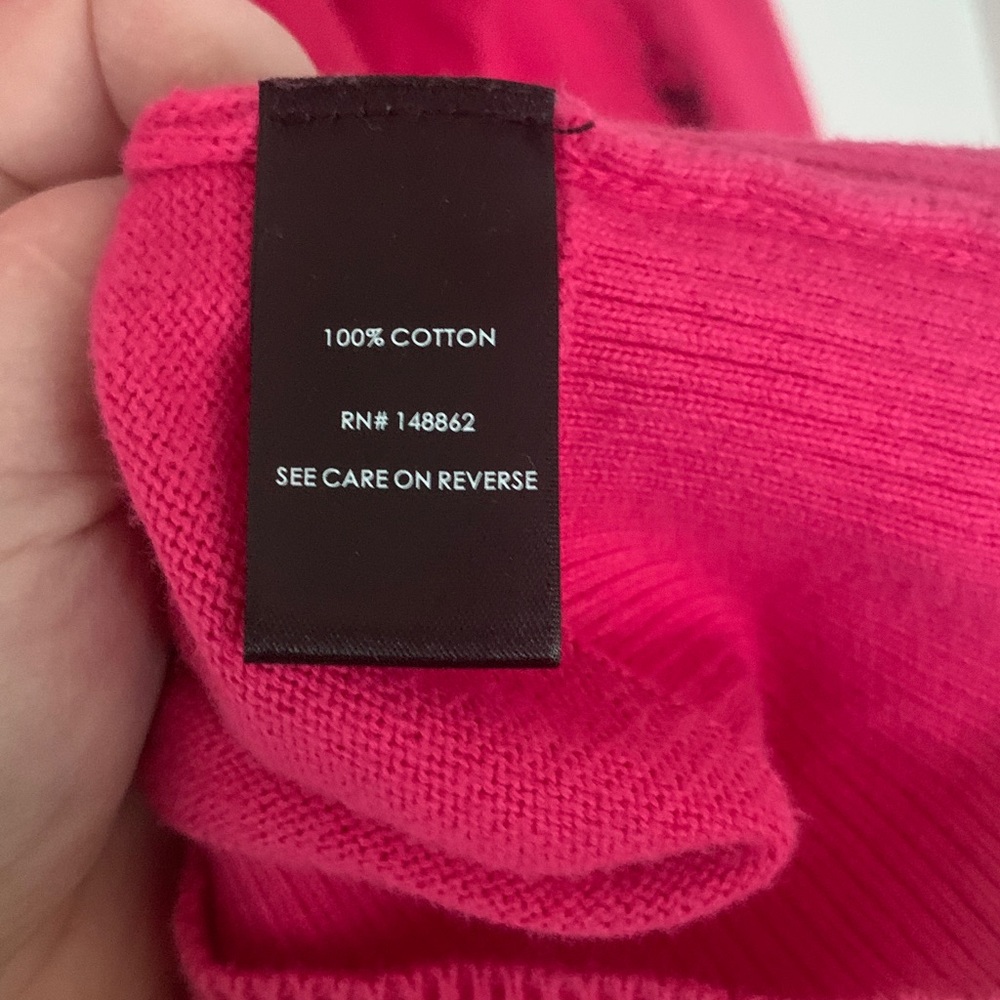 Torrid 00 Hot Pink Raglan Skull Sweater - Picture 5 of 5